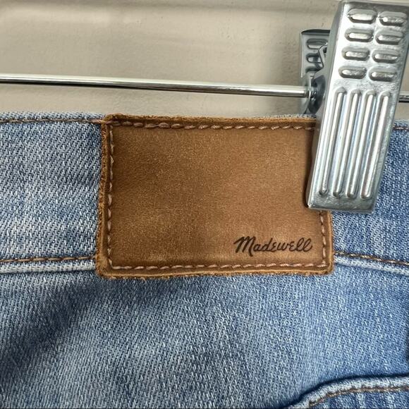 Madewell 9" High Riser Skinny Skinny Jeans Light Wash Light Distressing sz 25 - Picture 4 of 12